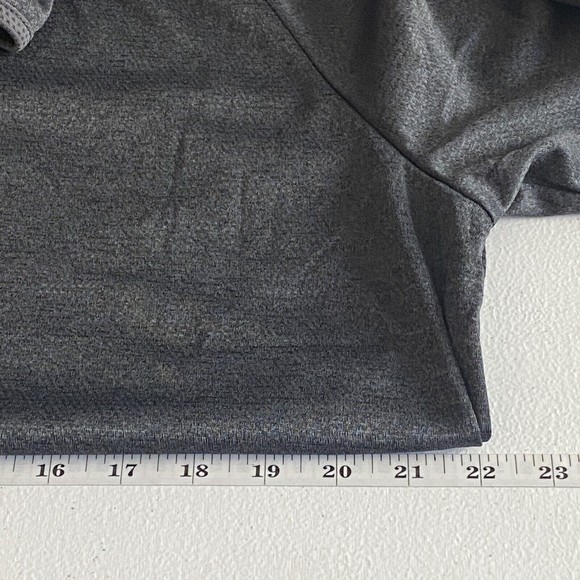 TAPOUT Mens Gray Mock Neck Quarter Zip Long Sleeve Shirt Size XL UFC MMA Athlete - Picture 8 of 9